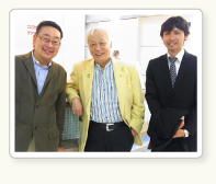 
Mr. Nakano, Headmaster and Dr. Suzuki, Teacher, Renaissance Pet Academy (VT school)（Apr. 6. 2013）