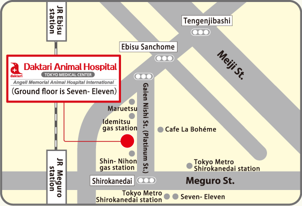 Tokyo Medical Center Map