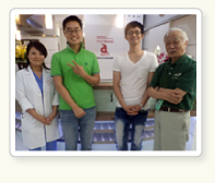 4th year students of the Veterinary College of Chonbuk National University, Korea Shin Sang-Yun and Lee Sang-Fan (Aug. 30 2012)
